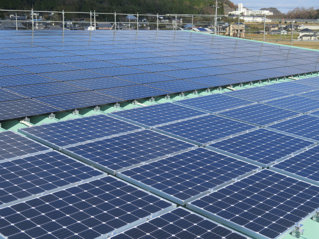 岡山御津　太陽光発電５０キロ設置