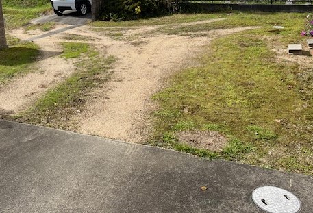 ピンコロ花壇、造りました