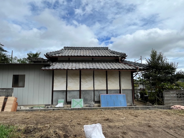 家のリフォーム施工事例：離れ解体工事