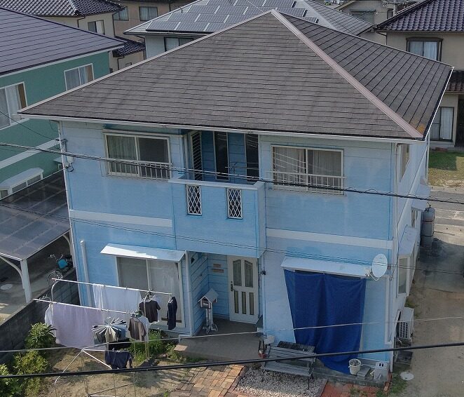 屋根のリフォーム施工事例：屋根・外壁塗装③