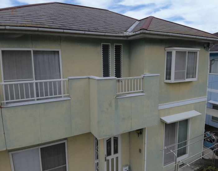 屋根のリフォーム施工事例：屋根・外壁塗装②